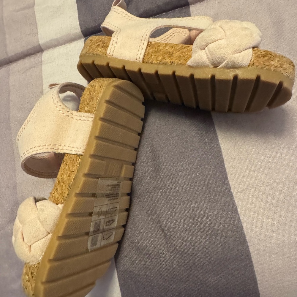 H&M Stylish Pinkish Cream Kids Sandals 4-5 18/19